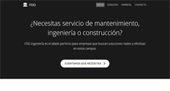 Desktop Screenshot of fdgingenieria.com